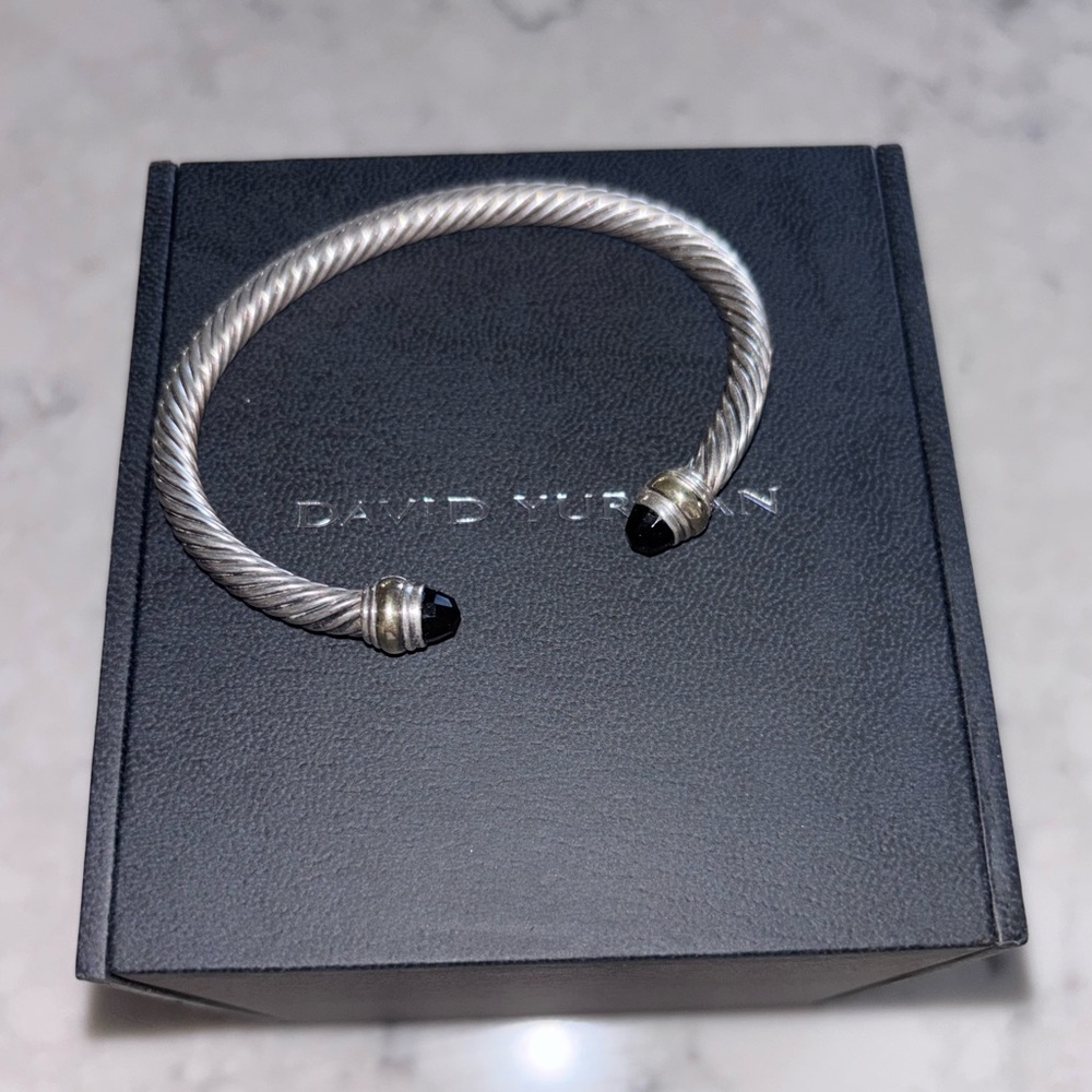Women’s David Yurman Black Onyx Cable Bracelet